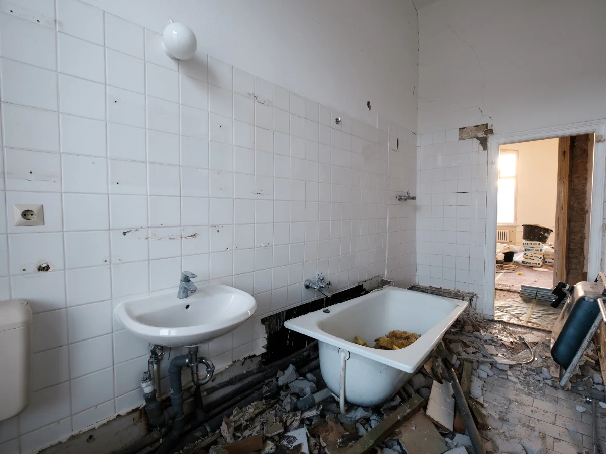 Badsanierung: So sah es vorher aus