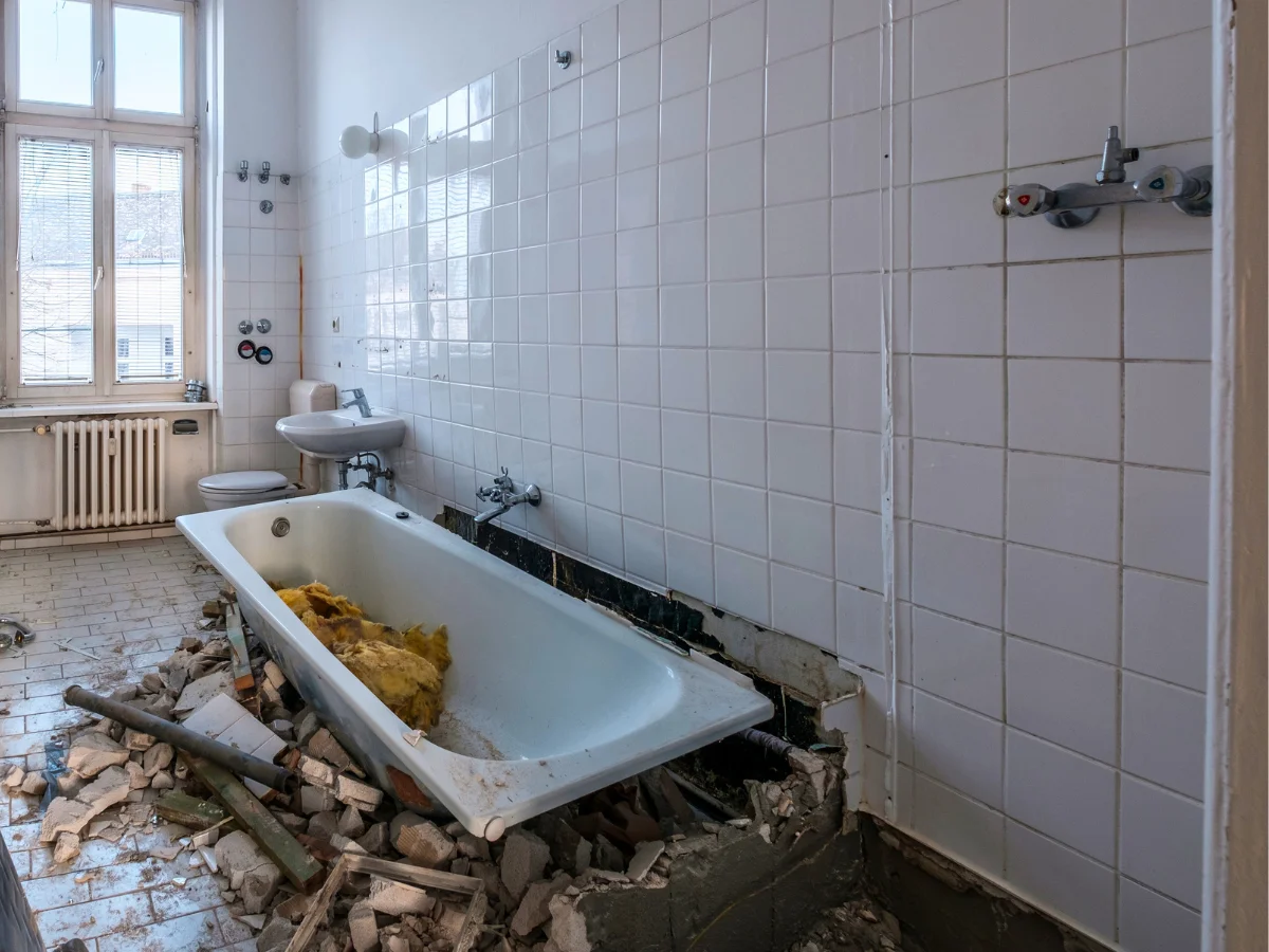 Badsanierung: So sah es vorher aus